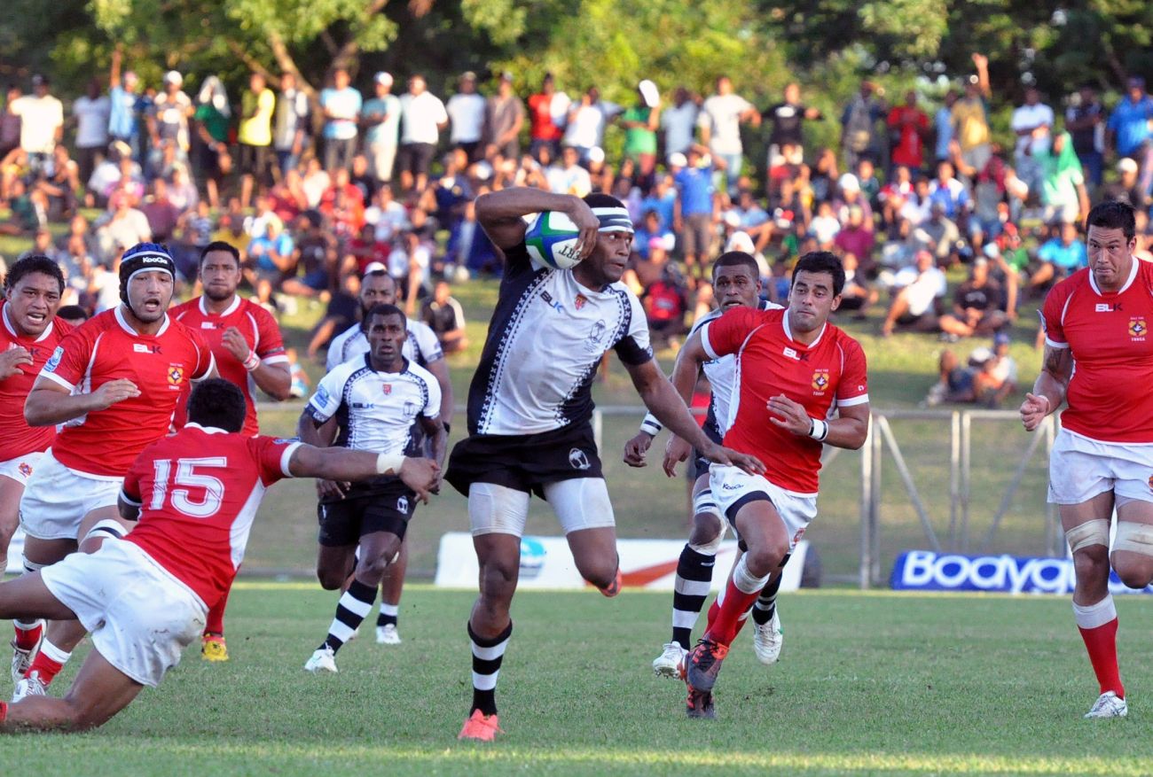 PNC最終戦はフィジーで行われ、ホームチームがトンガに勝利（撮影：The Fiji Times）